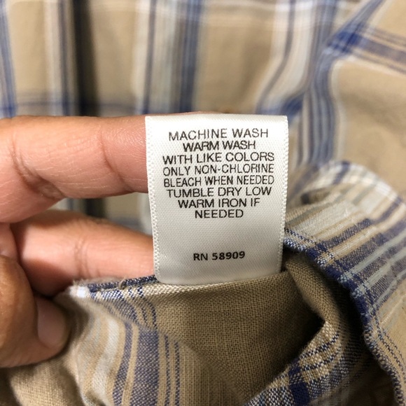 Solaris Men Brown Plaid Shirt Size XL Button Up Short Sleeve Summer Casual - Picture 8 of 12